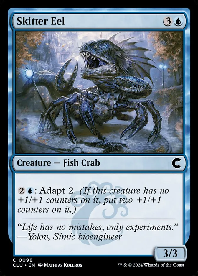 2024 Ravnica: Clue Edition Skitter Eel common #98 common card image