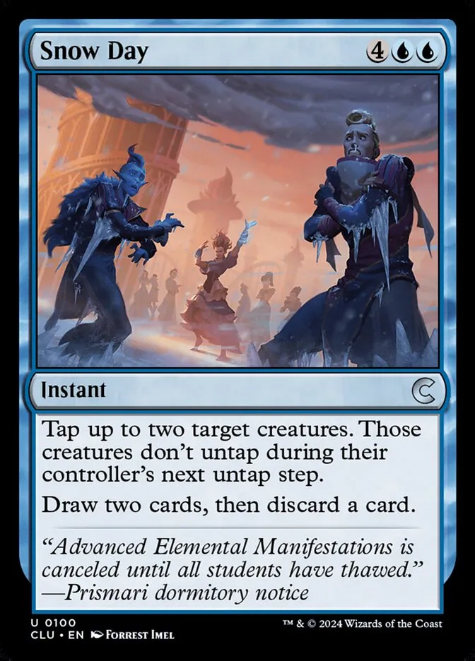 2024 Ravnica: Clue Edition Snow Day uncommon #100 uncommon card image