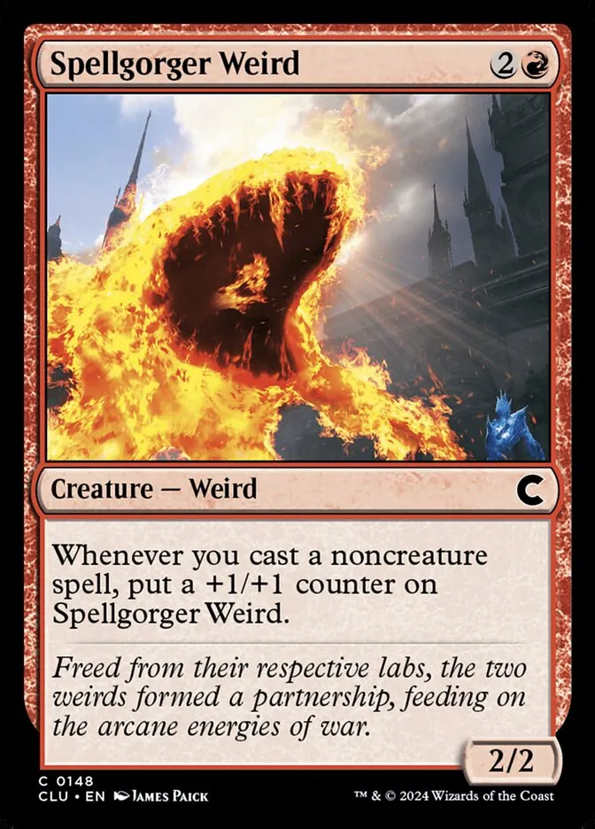 2024 Ravnica: Clue Edition Spellgorger Weird common #148 common card image