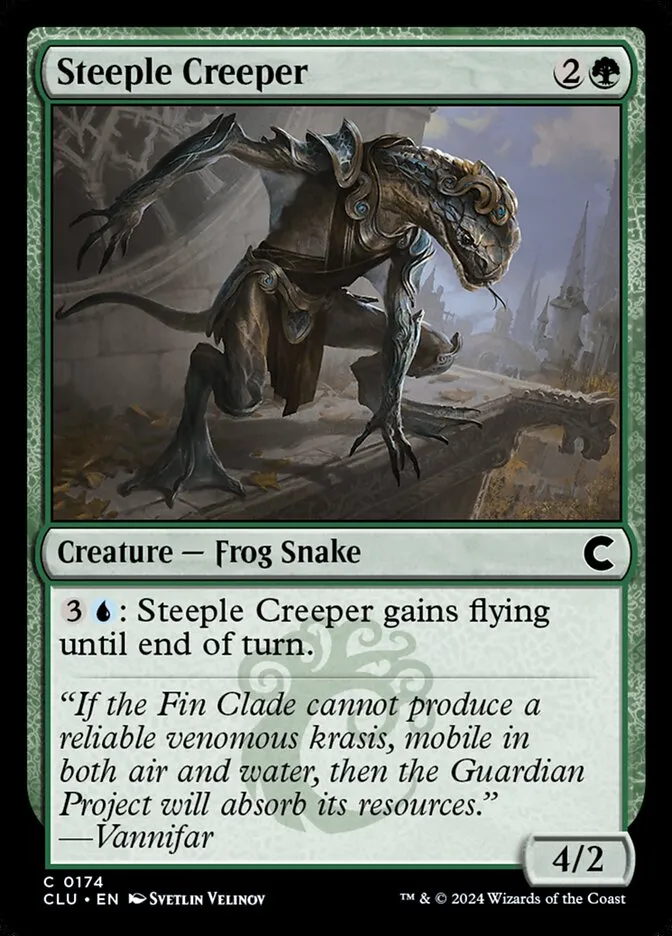 2024 Ravnica: Clue Edition Steeple Creeper #174 common card image
