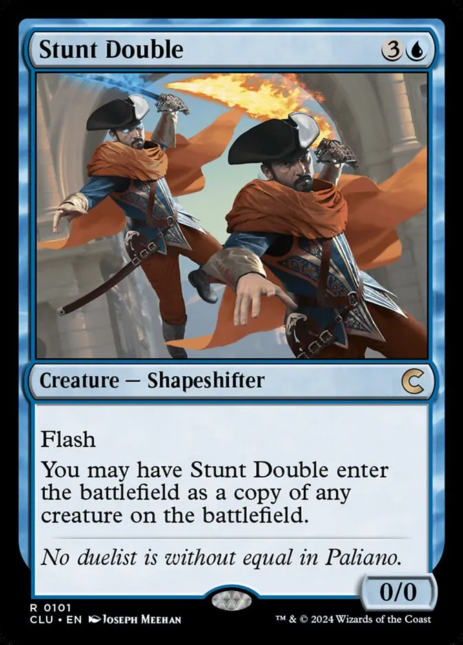 2024 Ravnica: Clue Edition Stunt Double rare #101 rare card image