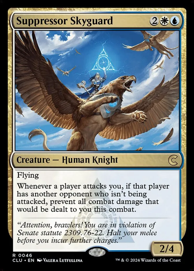 2024 Ravnica: Clue Edition Suppressor Skyguard rare #46 rare card image