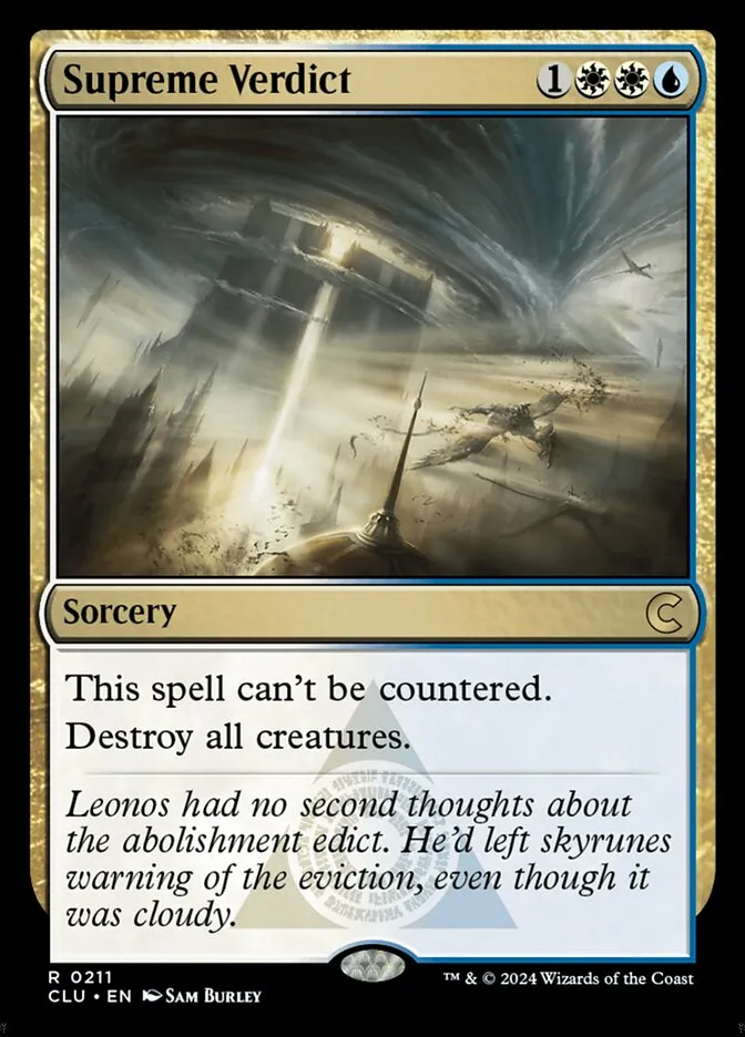 2024 Ravnica: Clue Edition Supreme Verdict #211 rare card image