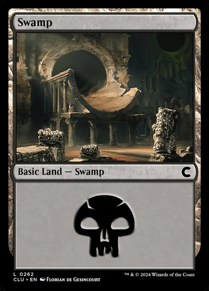 2024 Ravnica: Clue Edition Swamp #262 common card image