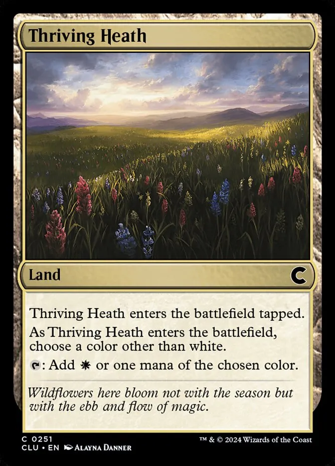 2024 Ravnica: Clue Edition Thriving Heath #251 common card image