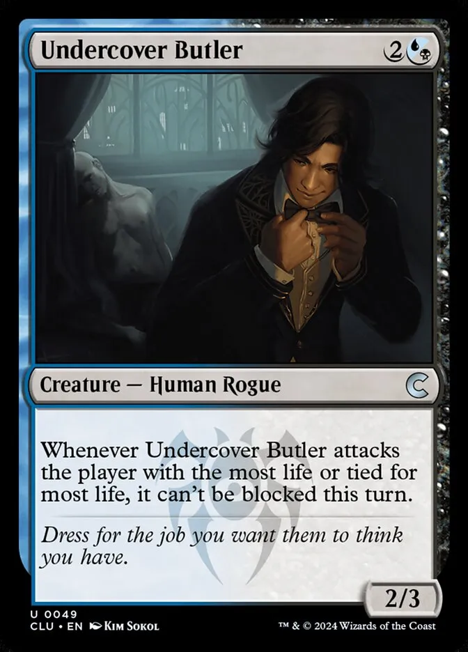 2024 Ravnica: Clue Edition Undercover Butler uncommon #49 uncommon card image