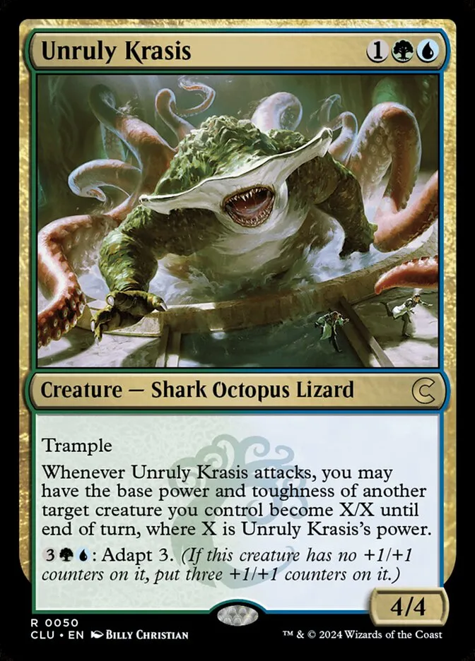 2024 Ravnica: Clue Edition Unruly Krasis rare #50 rare card image