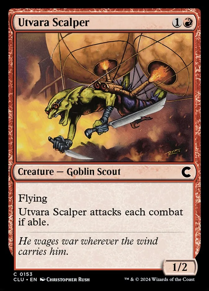 2024 Ravnica: Clue Edition Utvara Scalper common #153 common card image