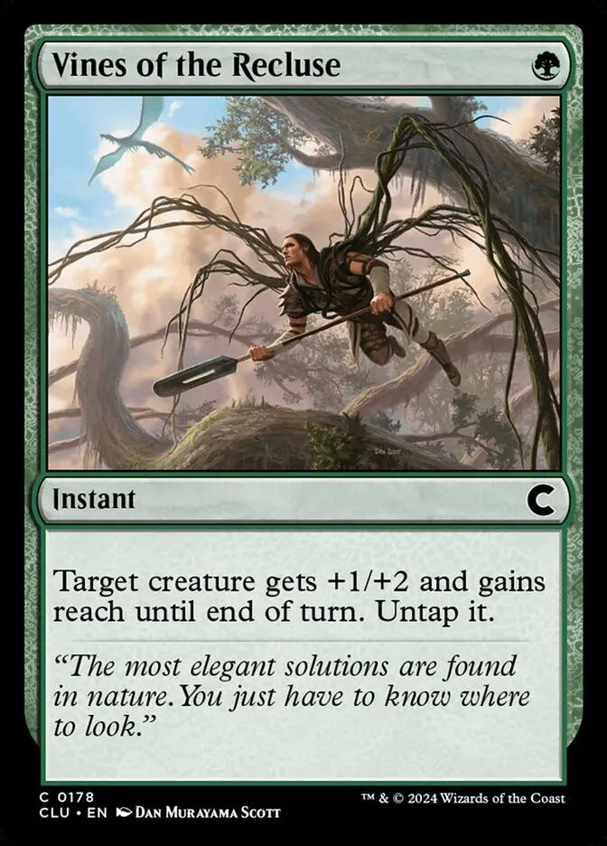 2024 Ravnica: Clue Edition Vines of the Recluse #178 common card image