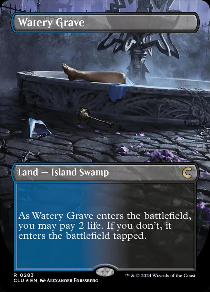 2024 Ravnica: Clue Edition Watery Grave rare #283 rare card image
