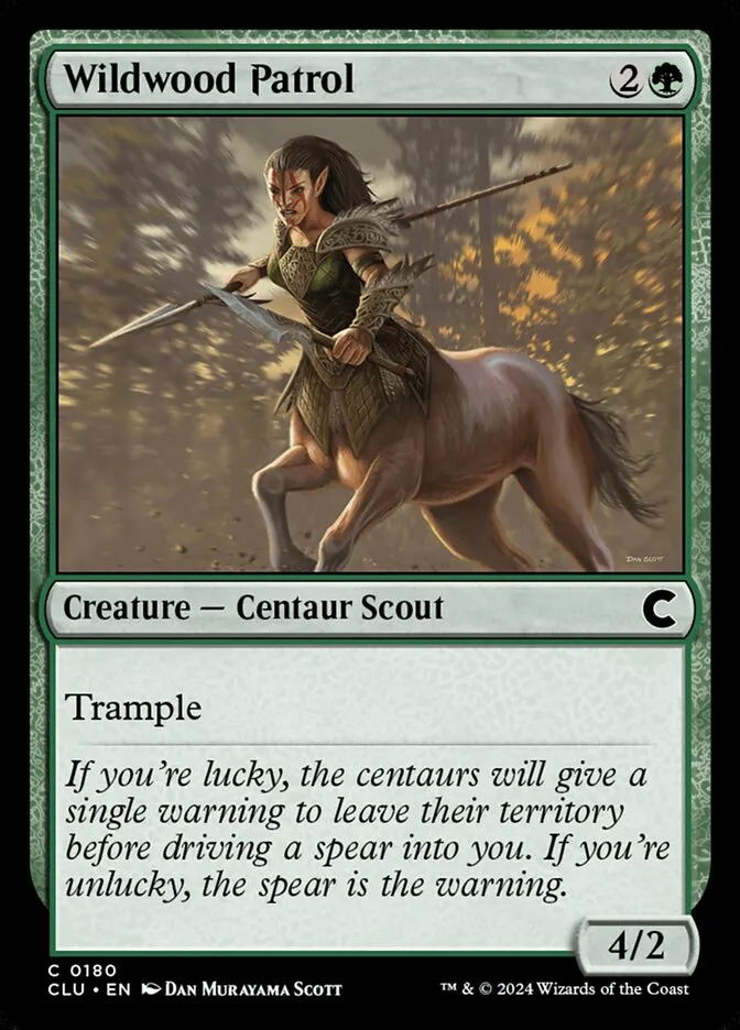 2024 Ravnica: Clue Edition Wildwood Patrol #180 common card image
