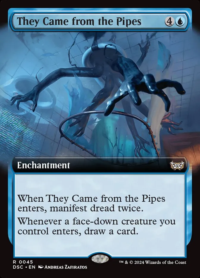 2024 Duskmourn: House of Horror Commander They Came from the Pipes rare #45 rare card image