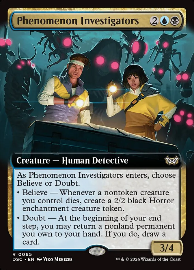 2024 Duskmourn: House of Horror Commander Phenomenon Investigators rare #65 rare card image