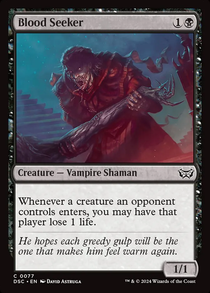 2024 Duskmourn: House of Horror Commander Blood Seeker common #77 common card image
