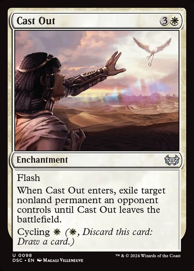 2024 Duskmourn: House of Horror Commander Cast Out #98 uncommon card image