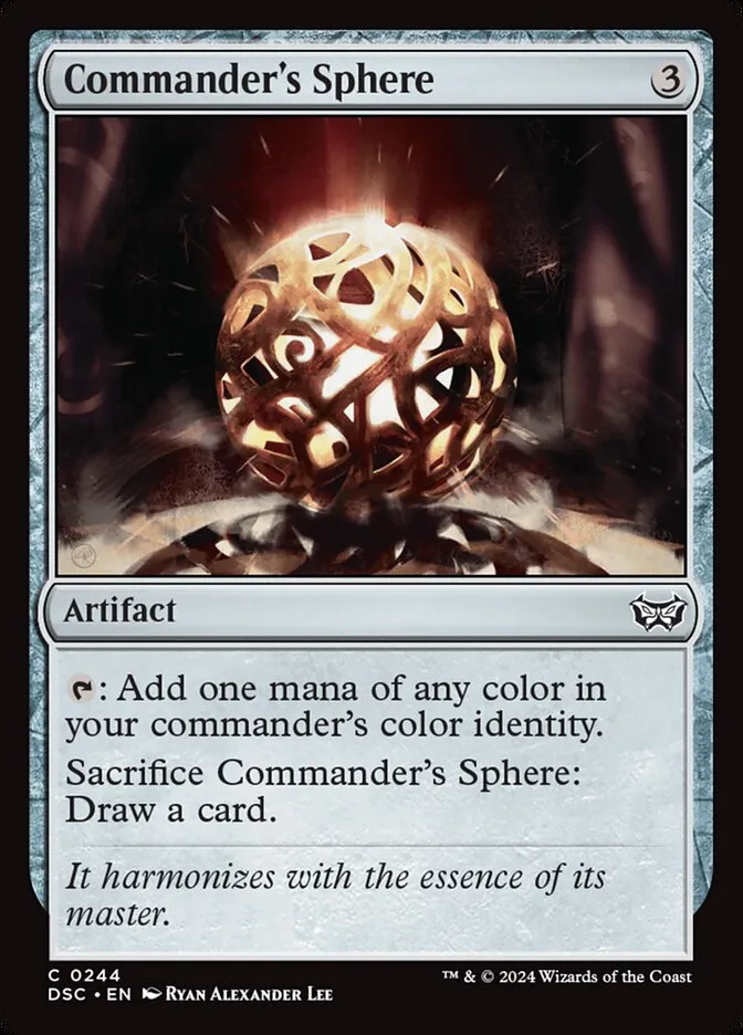 2024 Duskmourn: House of Horror Commander Commander's Sphere #244 common card image