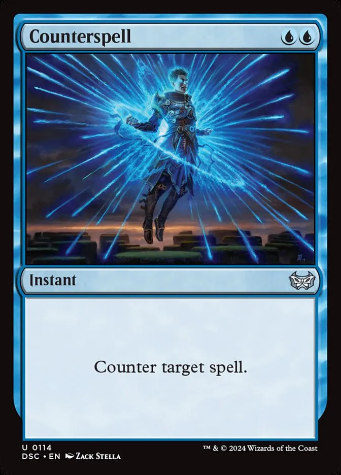2024 Duskmourn: House of Horror Commander Counterspell #114 uncommon card image