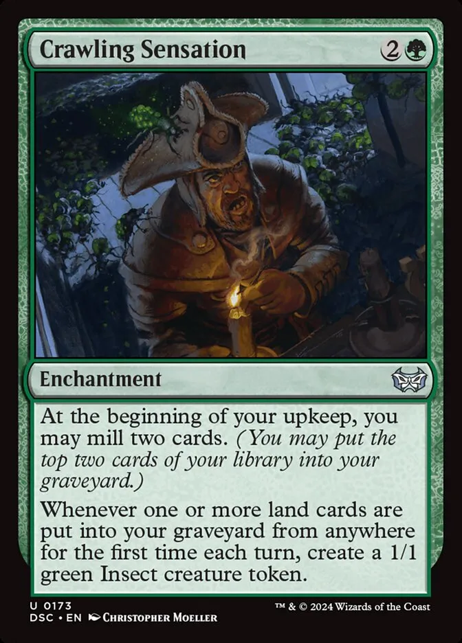 2024 Duskmourn: House of Horror Commander Crawling Sensation #173 uncommon card image
