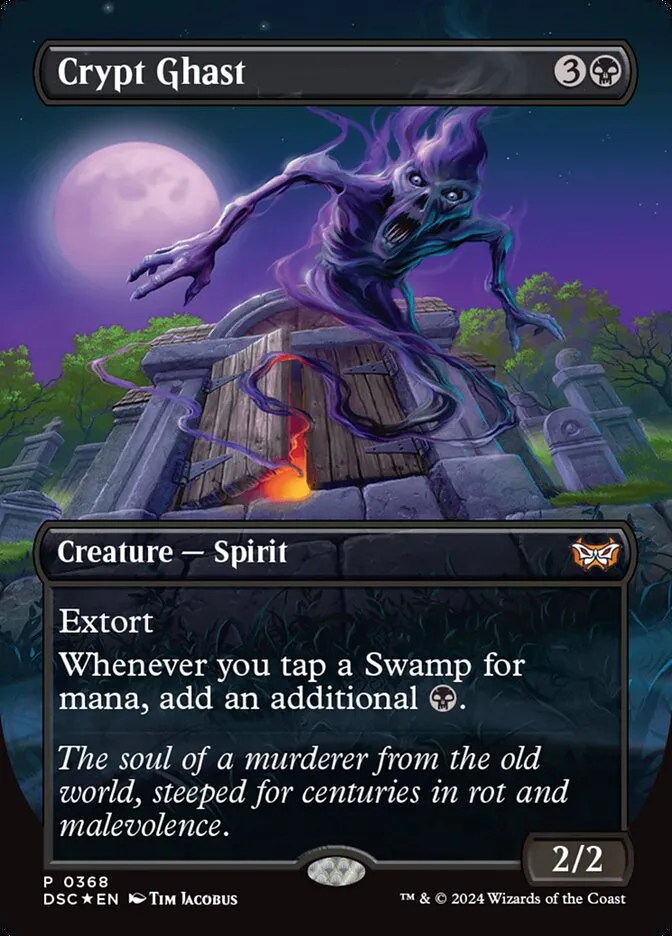 2024 Duskmourn: House of Horror Commander Crypt Ghast #368 mythic card image