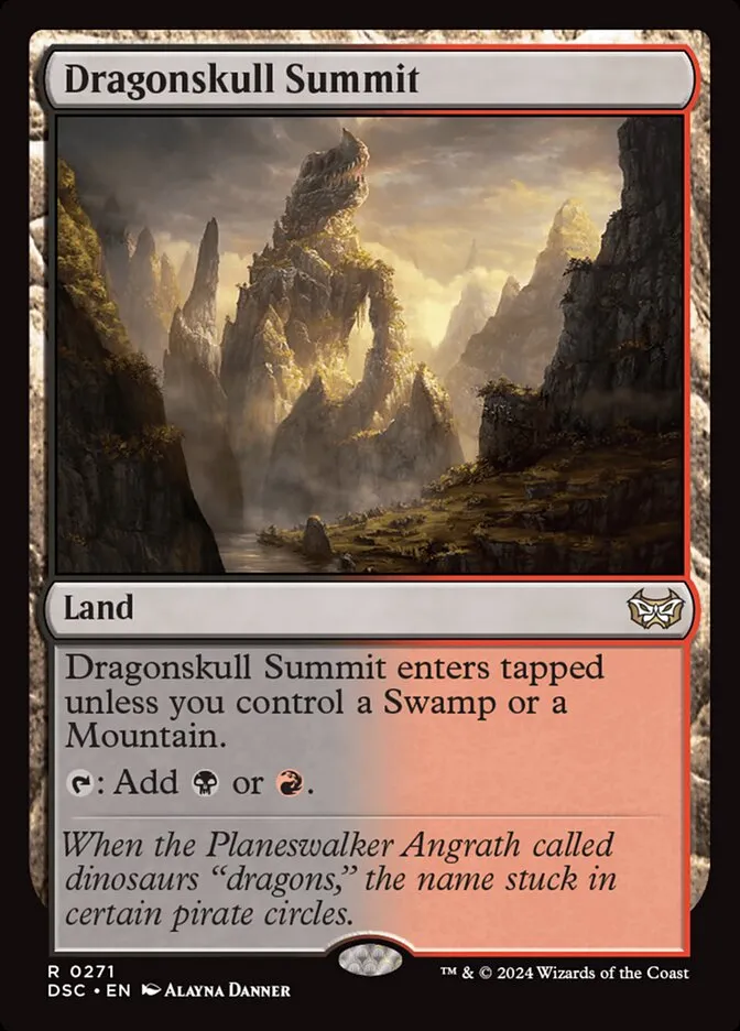 2024 Duskmourn: House of Horror Commander Dragonskull Summit #271 rare card image