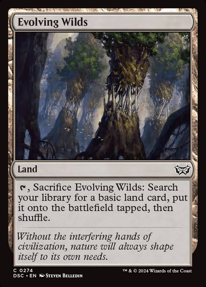 2024 Duskmourn: House of Horror Commander Evolving Wilds #274 common card image