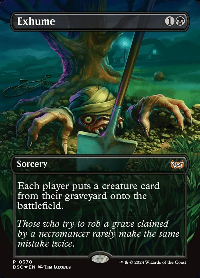 2024 Duskmourn: House of Horror Commander Exhume #370 mythic card image