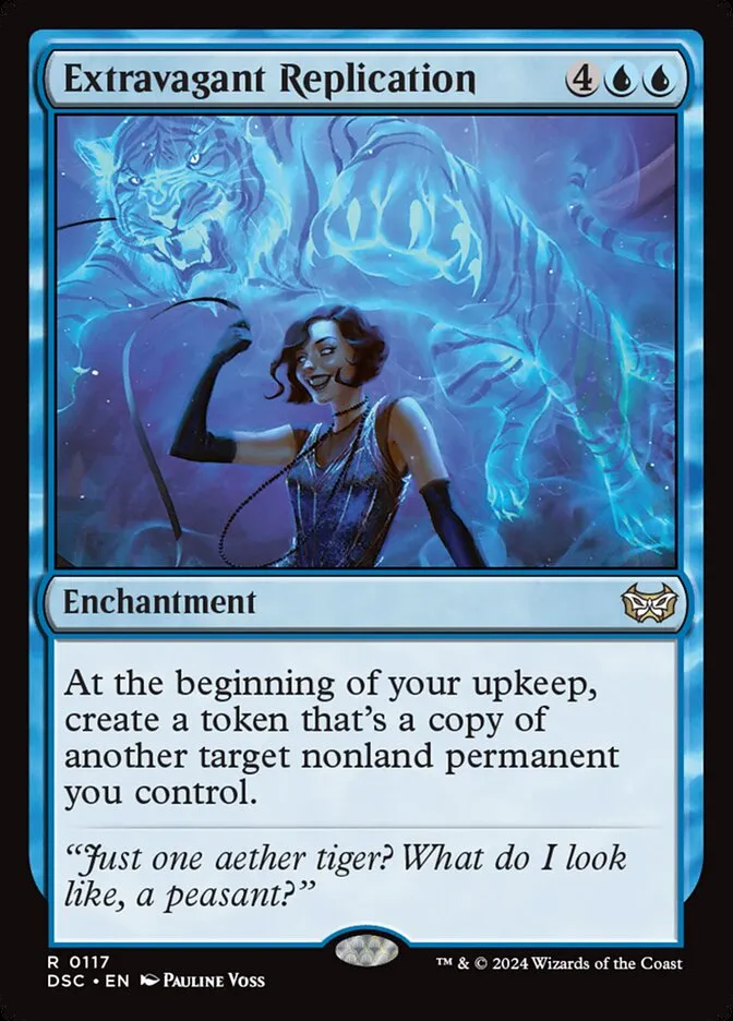 2024 Duskmourn: House of Horror Commander Extravagant Replication #117 rare card image
