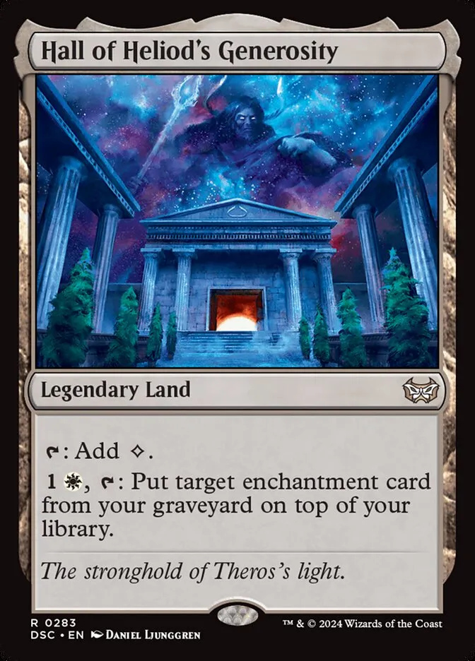 2024 Duskmourn: House of Horror Commander Hall of Heliod's Generosity #283 rare card image