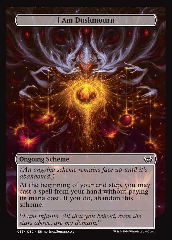 2024 Duskmourn: House of Horror Commander I Am Duskmourn #334 common card image
