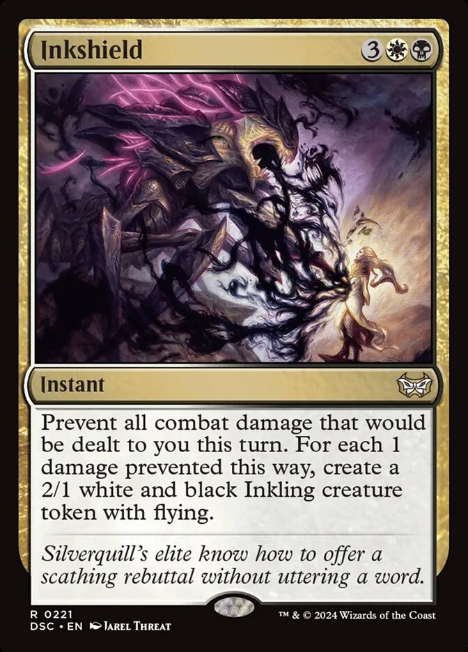 2024 Duskmourn: House of Horror Commander Inkshield #221 rare card image