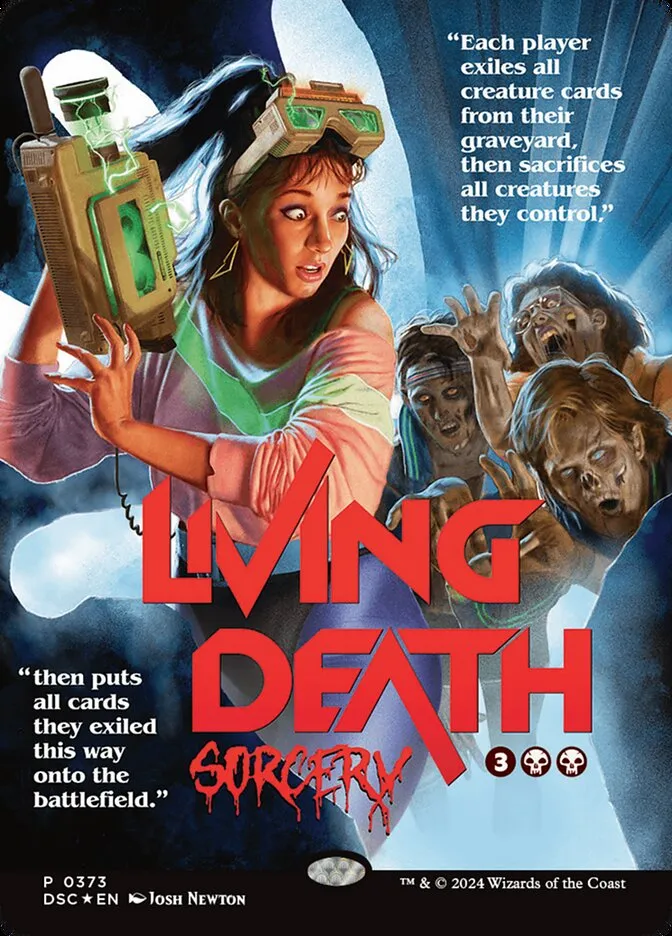 2024 Duskmourn: House of Horror Commander Living Death #373 mythic card image