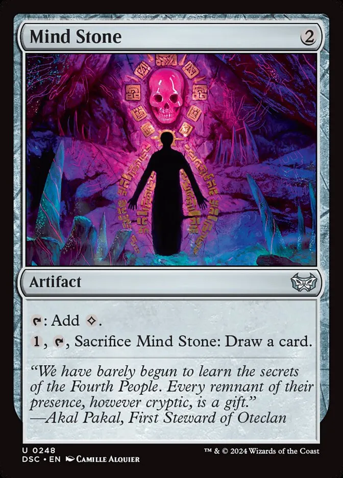 2024 Duskmourn: House of Horror Commander Mind Stone #248 uncommon card image