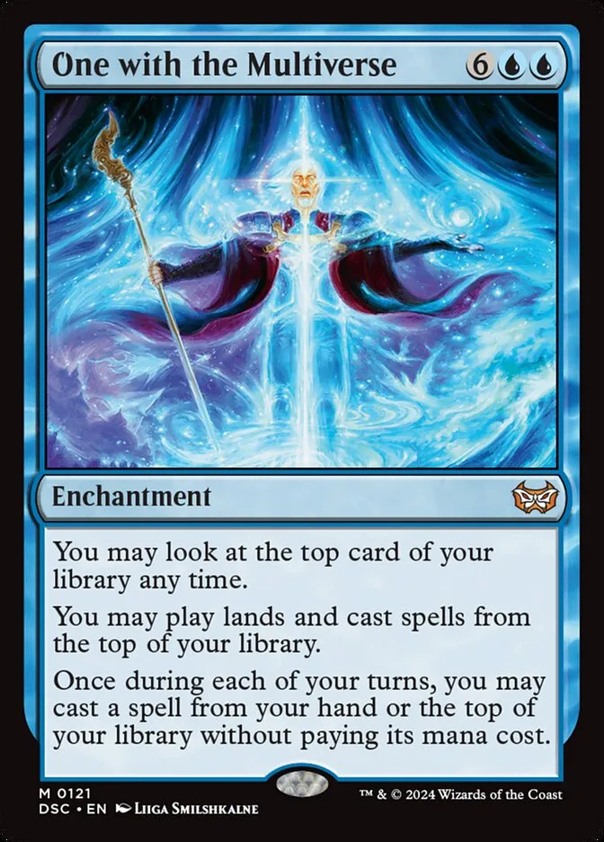2024 Duskmourn: House of Horror Commander One with the Multiverse #121 mythic card image