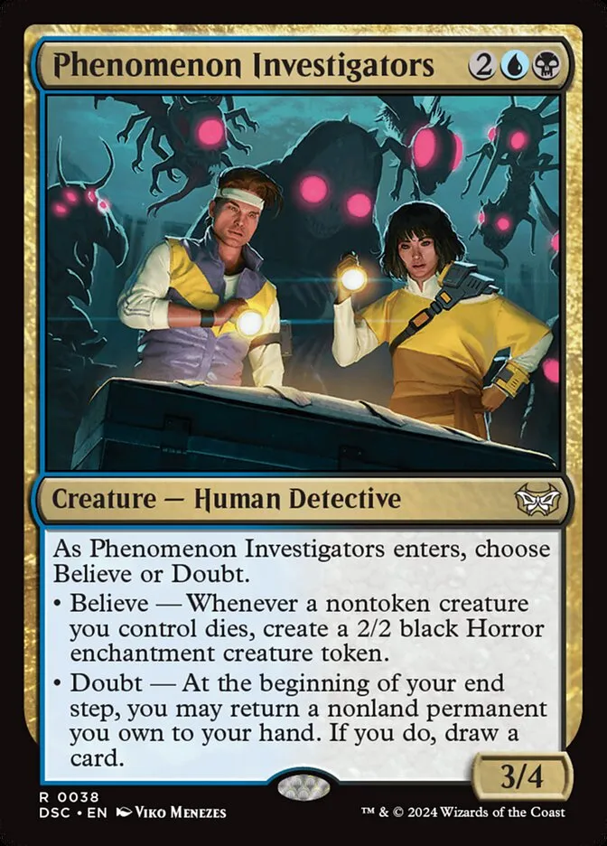 2024 Duskmourn: House of Horror Commander Phenomenon Investigators rare #38 rare card image