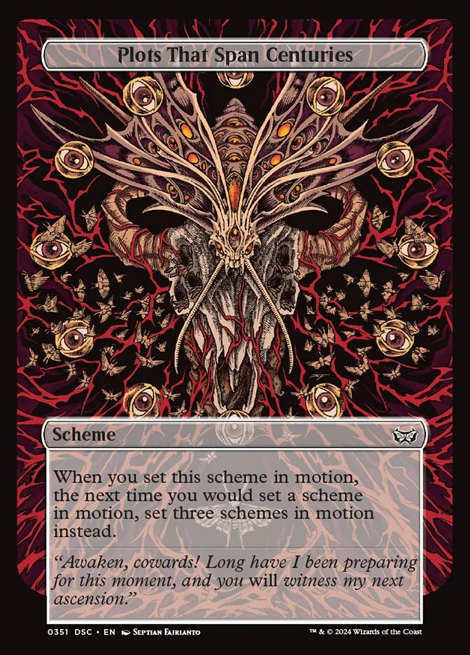 2024 Duskmourn: House of Horror Commander Plots That Span Centuries #351 common card image