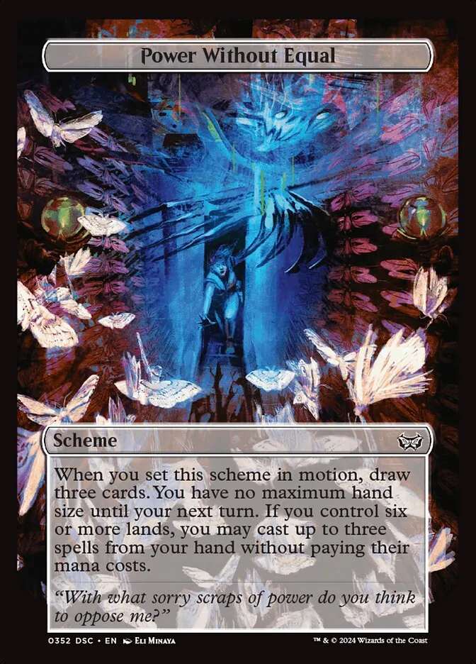 2024 Duskmourn: House of Horror Commander Power Without Equal #352 common card image