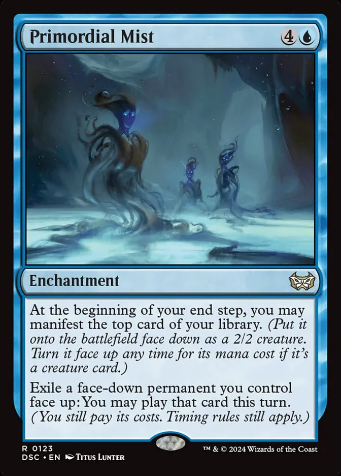 2024 Duskmourn: House of Horror Commander Primordial Mist #123 rare card image