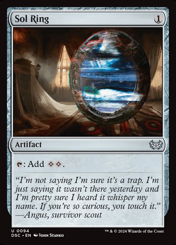 2024 Duskmourn: House of Horror Commander Sol Ring #94 uncommon card image