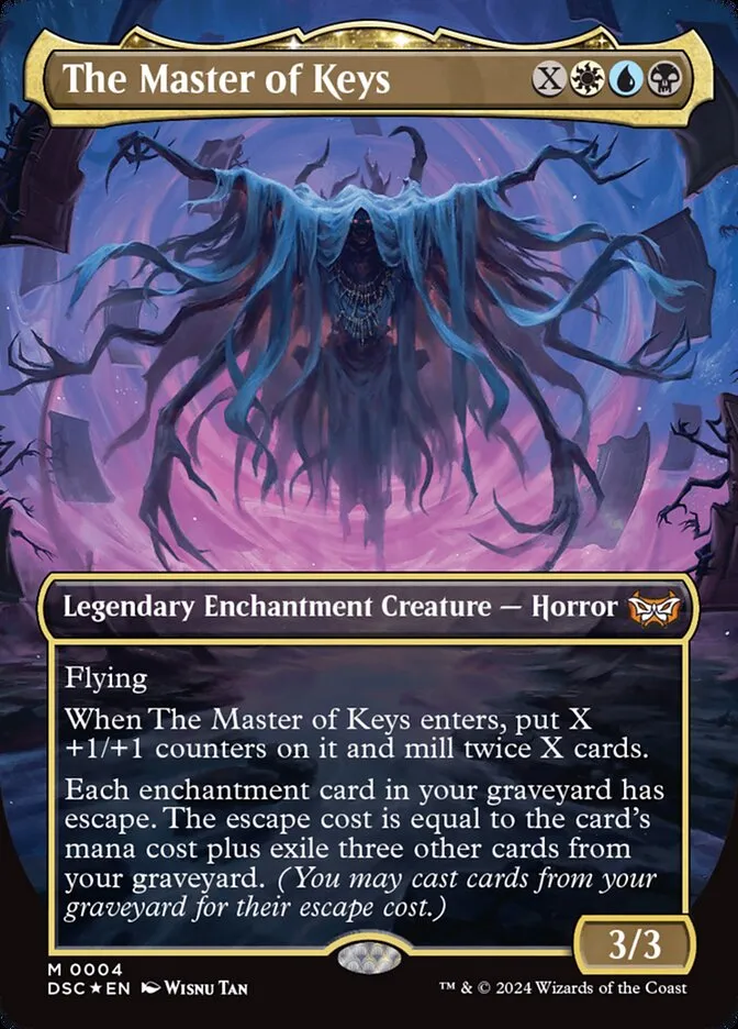 2024 Duskmourn: House of Horror Commander The Master of Keys mythic #4 mythic card image
