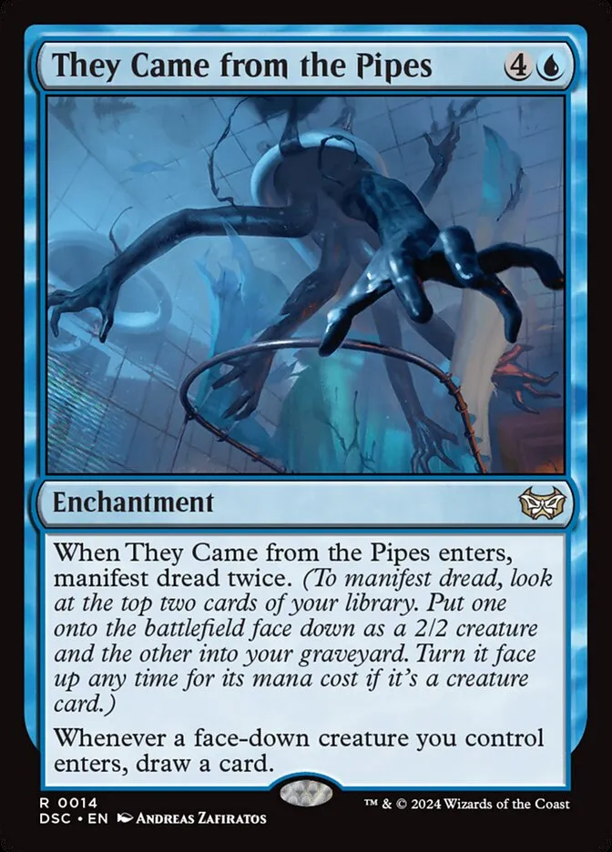 2024 Duskmourn: House of Horror Commander They Came from the Pipes rare #14 rare card image