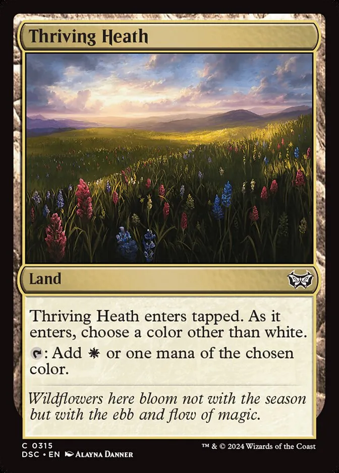 2024 Duskmourn: House of Horror Commander Thriving Heath #315 common card image