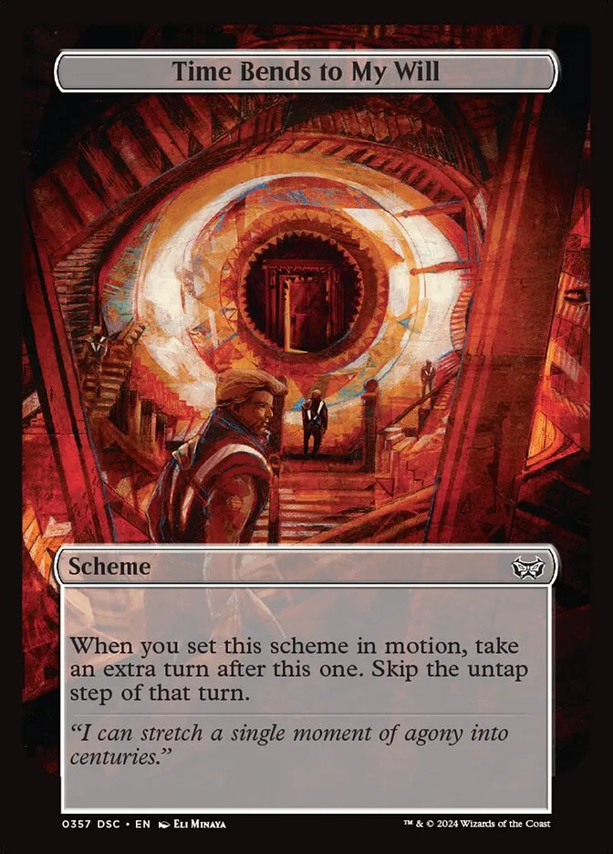 2024 Duskmourn: House of Horror Commander Time Bends to My Will #357 common card image