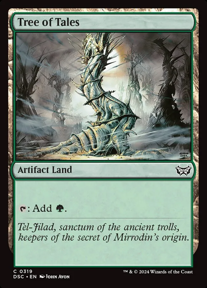 2024 Duskmourn: House of Horror Commander Tree of Tales #319 common card image