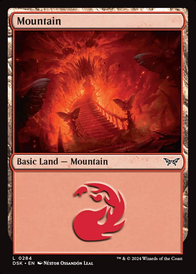 2024 Duskmourn: House of Horror Mountain #284 common card image