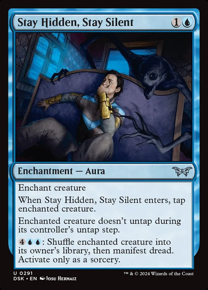2024 Duskmourn: House of Horror Stay Hidden, Stay Silent #291 uncommon card image