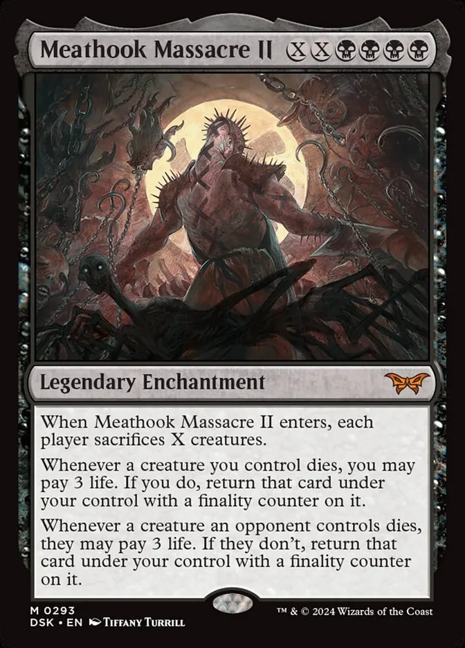 2024 Duskmourn: House of Horror Meathook Massacre II #293 mythic card image