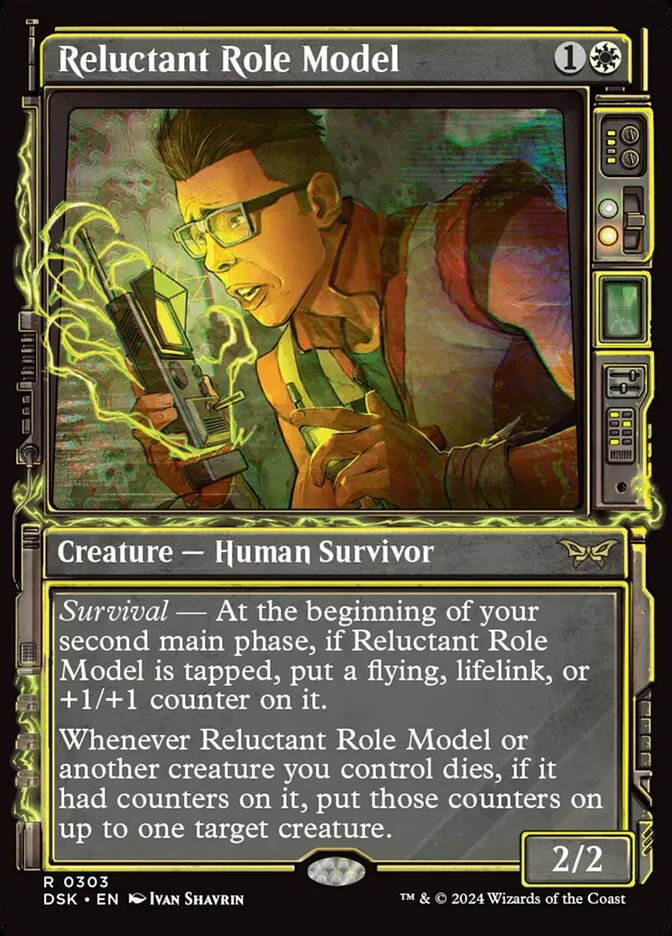 2024 Duskmourn: House of Horror Reluctant Role Model #303 rare card image