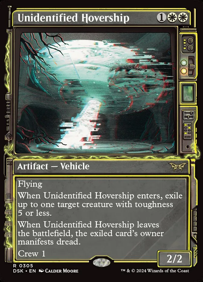 2024 Duskmourn: House of Horror Unidentified Hovership #305 rare card image
