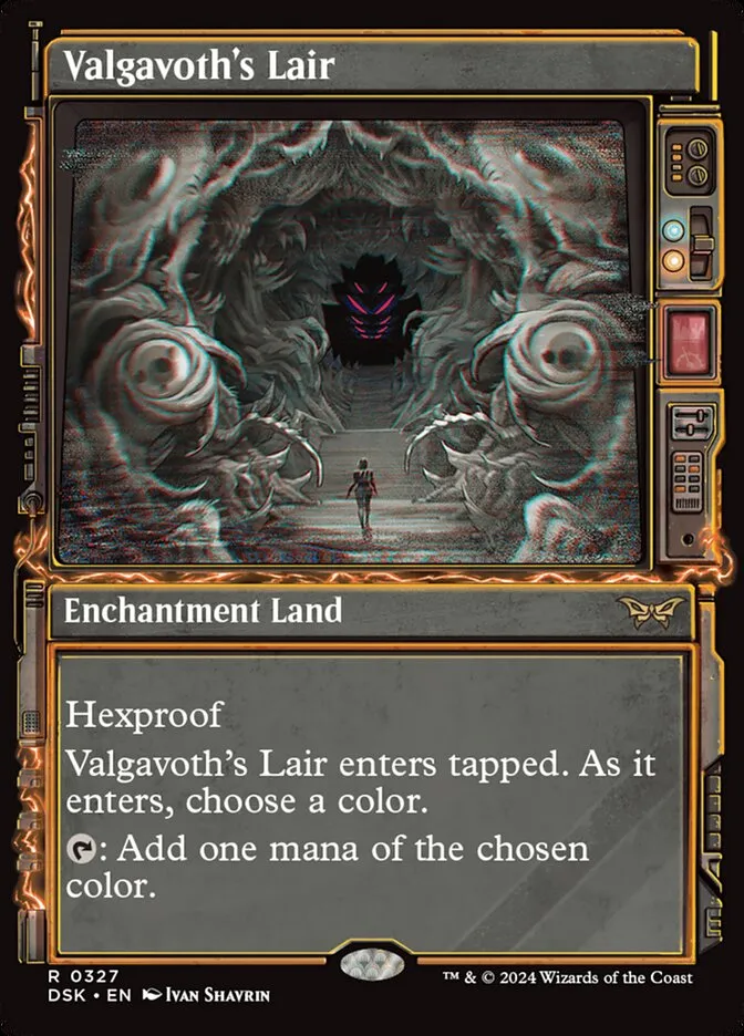 2024 Duskmourn: House of Horror Valgavoth's Lair #327 rare card image