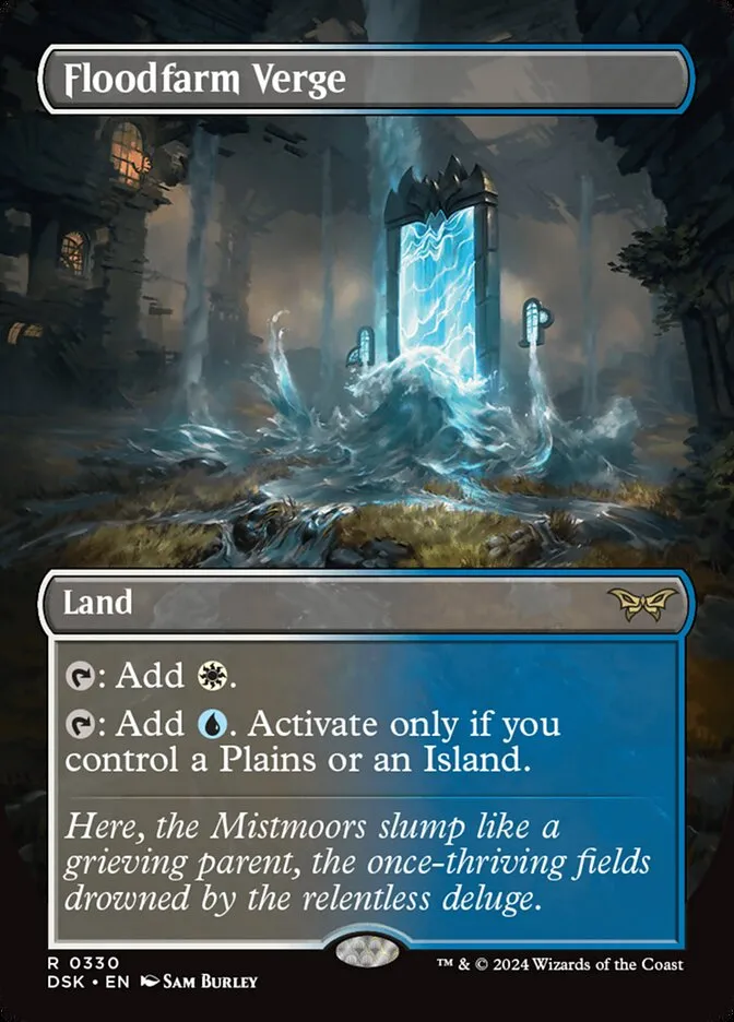 2024 Duskmourn: House of Horror Floodfarm Verge #330 rare card image